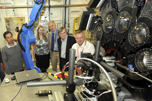 Our team working at Diamond Light Source